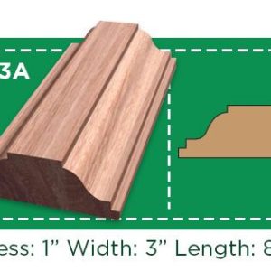 SAVEWOOD MOULDING 1X3X8 DC13 DOOR CASING LAUAN