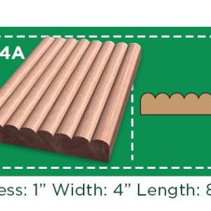 SAVEWOOD MOULDING 1X4X8 DC14 DOOR CASING LAUAN
