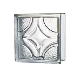 CHINA GLASS BLOCK 20X20CM KRYSANTIC CLEAR