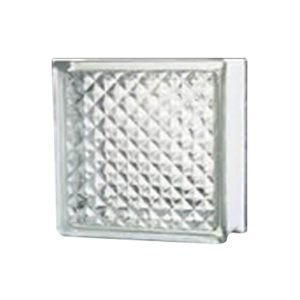 CHINA GLASS BLOCK 20X20CM LATTICE CLEAR