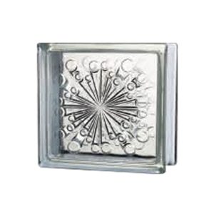CHINA GLASS BLOCK 20X20CM METEOR CLEAR